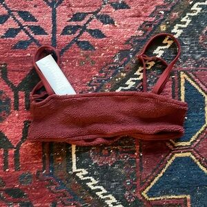 Youswim poise top garnet nwt